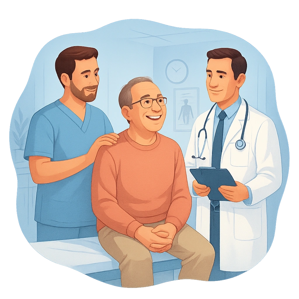 Clinical trial illustration